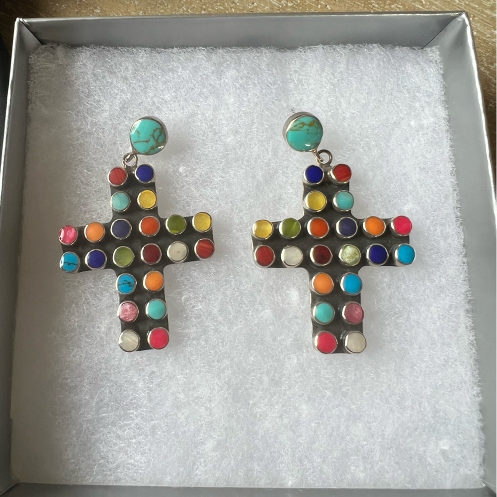 Gorgeous Mexican silver earrings